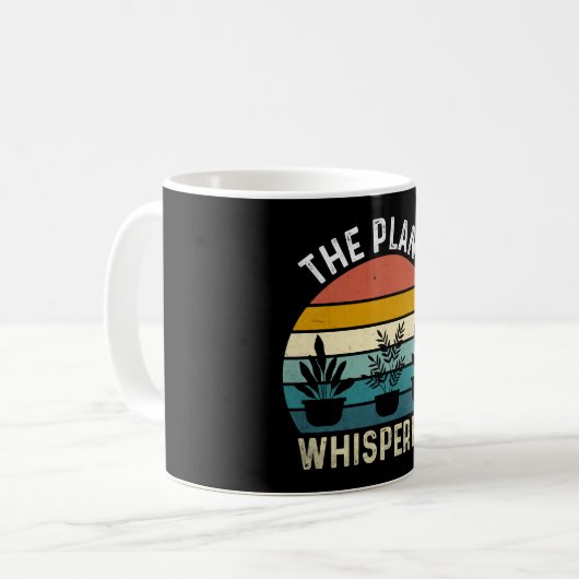 The Plant Whisperer Funny Kaffeetasse (Vorderseite Links)