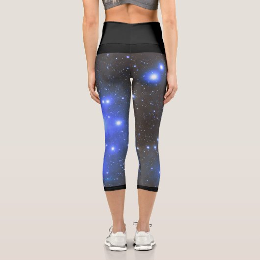 The Pleiades (M45) Capri Leggings (Rückseite)