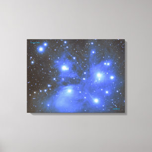 The Pleiades (M45) Leinwanddruck