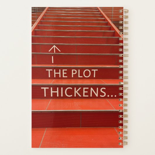 "The Plot Thickens" Boston Library Planner Planer (Rückseite)