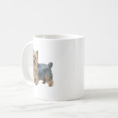 The Pocket-Sized Gladiator: Yorkshire Terrier Kaffeetasse (Vorderseite Links)