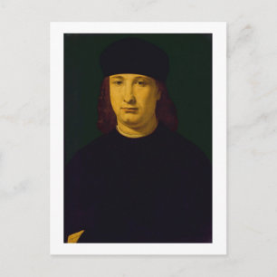 The Poet Casio, c.1495-1500 (Öl auf Tafel) Postkarte