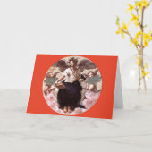 The POETRY Allegory Fresco von Raffaello Sanzio, R Karte (Gelbe Blume)