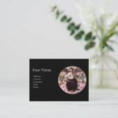 The POETRY Allegory Fresco von Raffaello Sanzio Visitenkarte (Stehend Vorderseite)