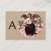 The POETRY Allegory Fresco von Raffaello Sanzio Visitenkarte (Rückseite)