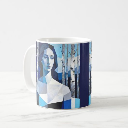 The Poise of “Caelith” – An Abstract Portrait Kaffeetasse (Vorderseite Links)