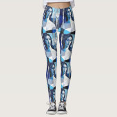 The Poise of “Caelith” – An Abstract Portrait Leggings (Vorderseite)
