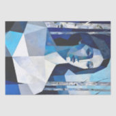 The Poise of “Caelith” – An Abstract Portrait Seidenpapier (Vorderseite)