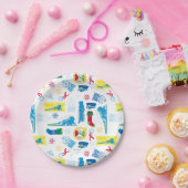 The Polar Express | Christmas Icon Pattern Pappteller (Party)