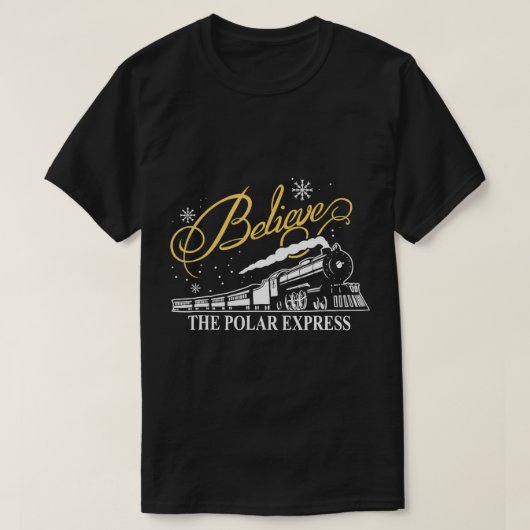 The Polar Express Trust - Christmas Family Pajam T-Shirt (Design vorne)