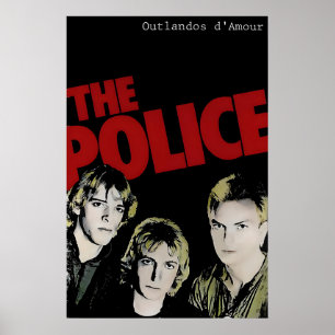 The Police 1978 Promo Poster Druck 1