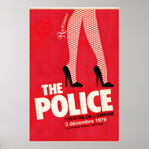 The Police Live in Paris Roxanne Plakat