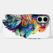 The Polychrome Lion: Where Art Meets Majesty Case-Mate iPhone Hülle (Rückseite (Horizontal))