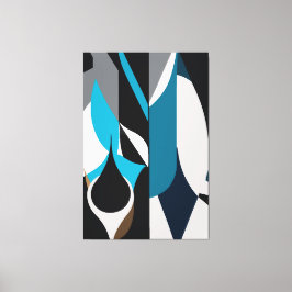 The Polygonal Abstract Leinwanddruck