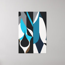 The Polygonal Abstract Leinwanddruck