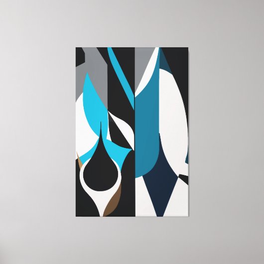 The Polygonal Abstract Leinwanddruck (Vorderseite)