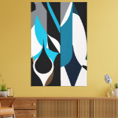 The Polygonal Abstract Leinwanddruck (Insitu (Wohnzimmer))