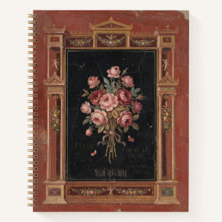 The Pompeian Rose: Ancient Roman Fresco Floral Notizblock