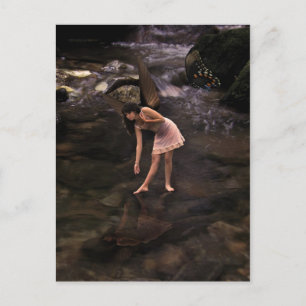 The Pond Fairy, Fantasy Art Postcard Postkarte