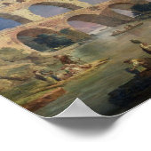 The Pont du Gard, Nimes, c.1786 Poster (Ecke)