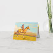 The Pony Boy, 1920 von Maynard Dixon Karte (Rückseite)