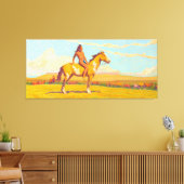 The Pony Boy, 1920 von Maynard Dixon Leinwanddruck (Insitu (Wohnzimmer))