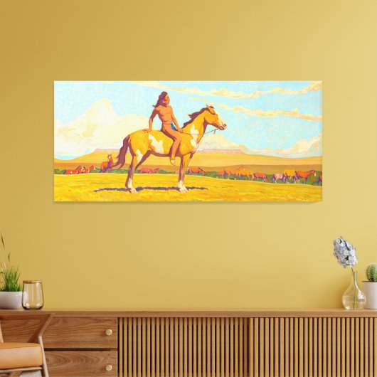 The Pony Boy, 1920 von Maynard Dixon Leinwanddruck (Insitu (Wohnzimmer))