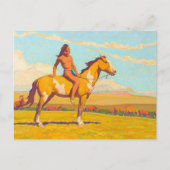 The Pony Boy, 1920 von Maynard Dixon Postkarte (Vorderseite)