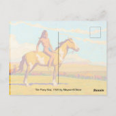 The Pony Boy, 1920 von Maynard Dixon Postkarte (Rückseite)