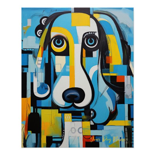 The Poodle Dog Portrait 001 - Sable Gabriel Poster (Vorderseite)