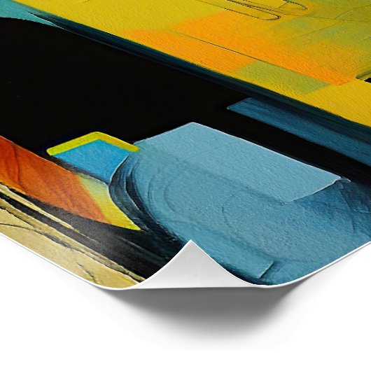 The Poodle Dog Portrait 001 - Sable Gabriel Poster (Ecke)