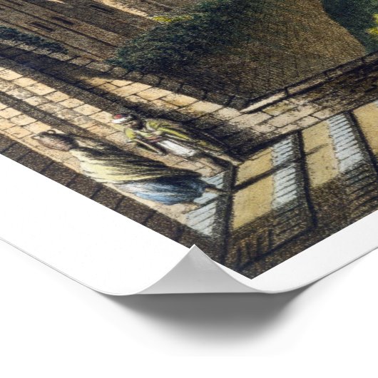 The Pool of Bethesda, Jerusalem, Pub. von William Poster (Ecke)