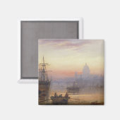 The Pool of London at Sundown, 1876 Magnet (Vorderseite/Rückseite)