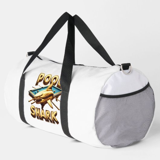 The Pool Shark: Master of the Cue Duffle Bag (Rechte Ecke)