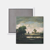 The Pool with a Stormy Sky, c.1865-7 Magnet (Vorderseite/Rückseite)