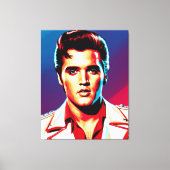 The Pop Art King of Rock Leinwanddruck (Vorderseite)