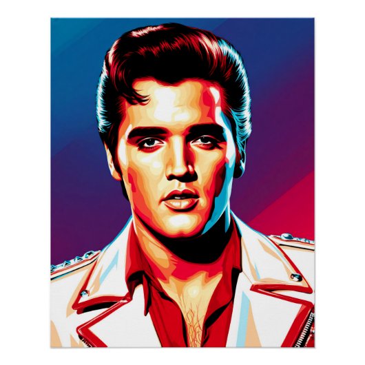 The Pop Art King of Rock Poster (Vorderseite)