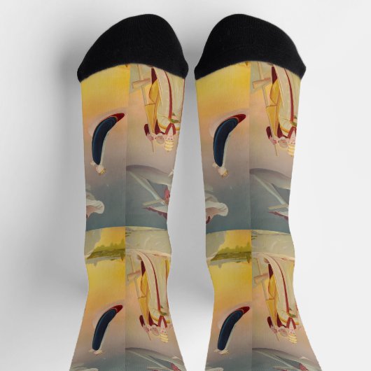 The Pope of Rome, Virgin Mary and Jesus Socken (Oben)