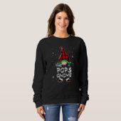 The Pops Gnome Red Buffalo Plaid Christmas Pajama Sweatshirt (Vorne ganz)