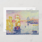 The Port of Marseilles, c.1909 Postkarte (Vorne/Hinten)