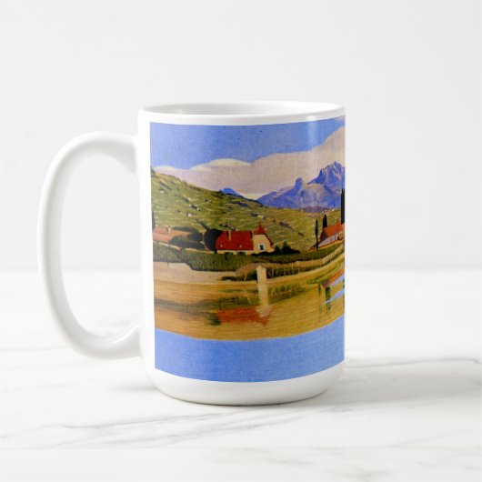 The Port of Pully, fine art, Kaffeetasse (Links)