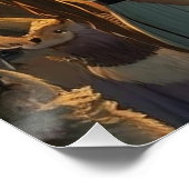 The Portal Between Trees Poster (Ecke)