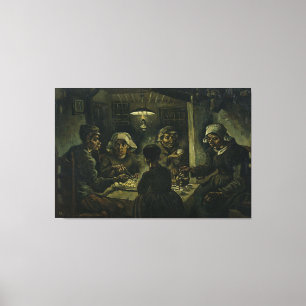 The Potato Eaters / 1885 / Van Gogh / Leinwanddruck