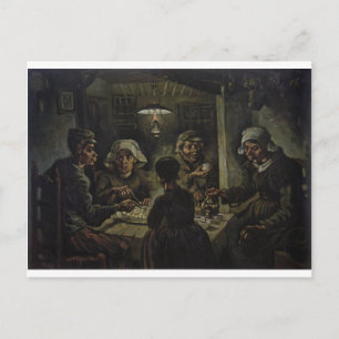 The Potato Eaters - Vincent Van Gogh (1885) Postkarte