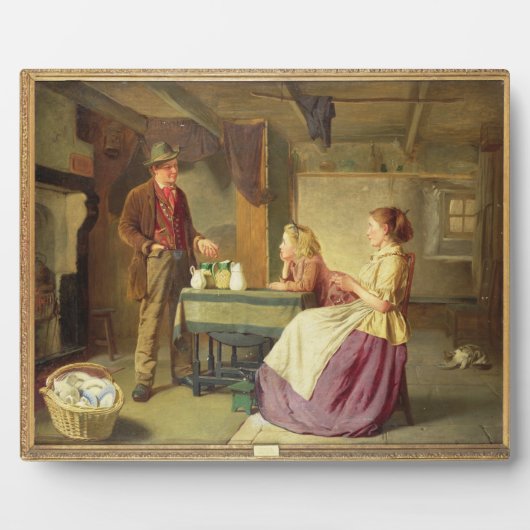 The Potter, 1876 (Öl auf Leinwand) Fotoplatte (Vorderseite)