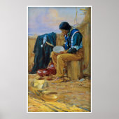 The Pottery Maker von Gerald Cassidy Poster (Vorne)