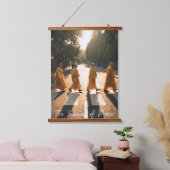 THE POWER OF PEACE - Inspirational Monk  Wandteppich Mit Holzrahmen (Schlafzimmer)