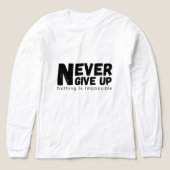 The Power of Persistence Tri-Blend Shirt (Design Vorderseite)