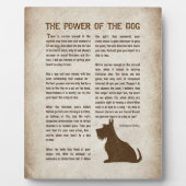 The Power of the Dog Poem - Rudyard Kipling  Fotoplatte (Vorderseite)