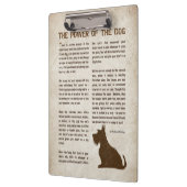 The Power of the Dog Poem - Rudyard Kipling  Klemmbrett (Links)